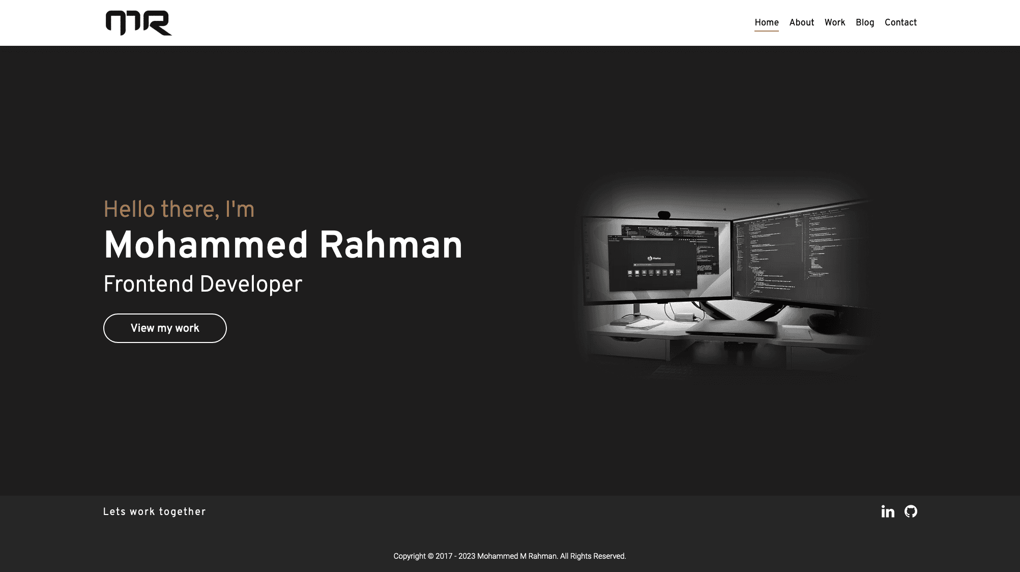 My portfolio image